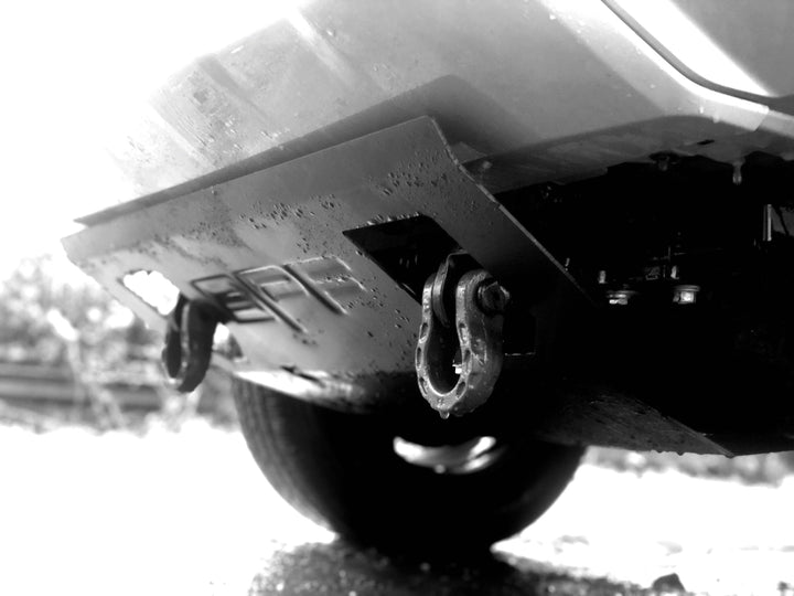 BPF driver-side Tacoma recovery hook installed under front bumper