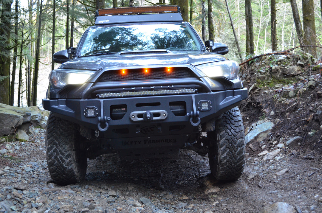 Off-road truck equipped with BPF Grill LED&