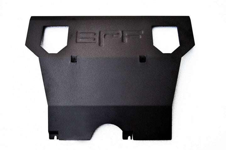 BPF 2005-2015 Toyota Tacoma Skid Plate in durable black powder-coated steel with precision CNC fabrication, designed for OEM fitment and heavy-duty truck protection.