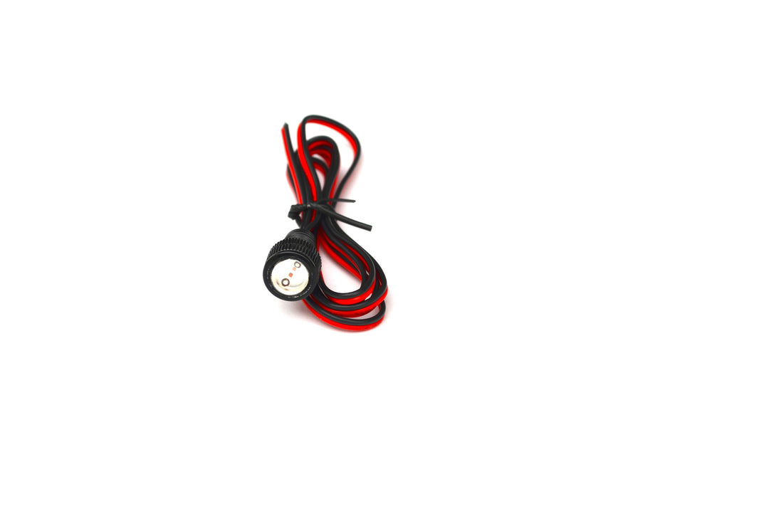 BPF Grill LED's wiring harness with black and red cables, designed for easy installation and reliable electrical connection in automotive lighting systems.