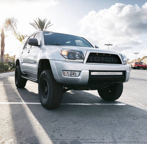 03-09 Toyota 4runner Grill Raptor Style Mesh and Lettering - Bullet Proof Fabricating