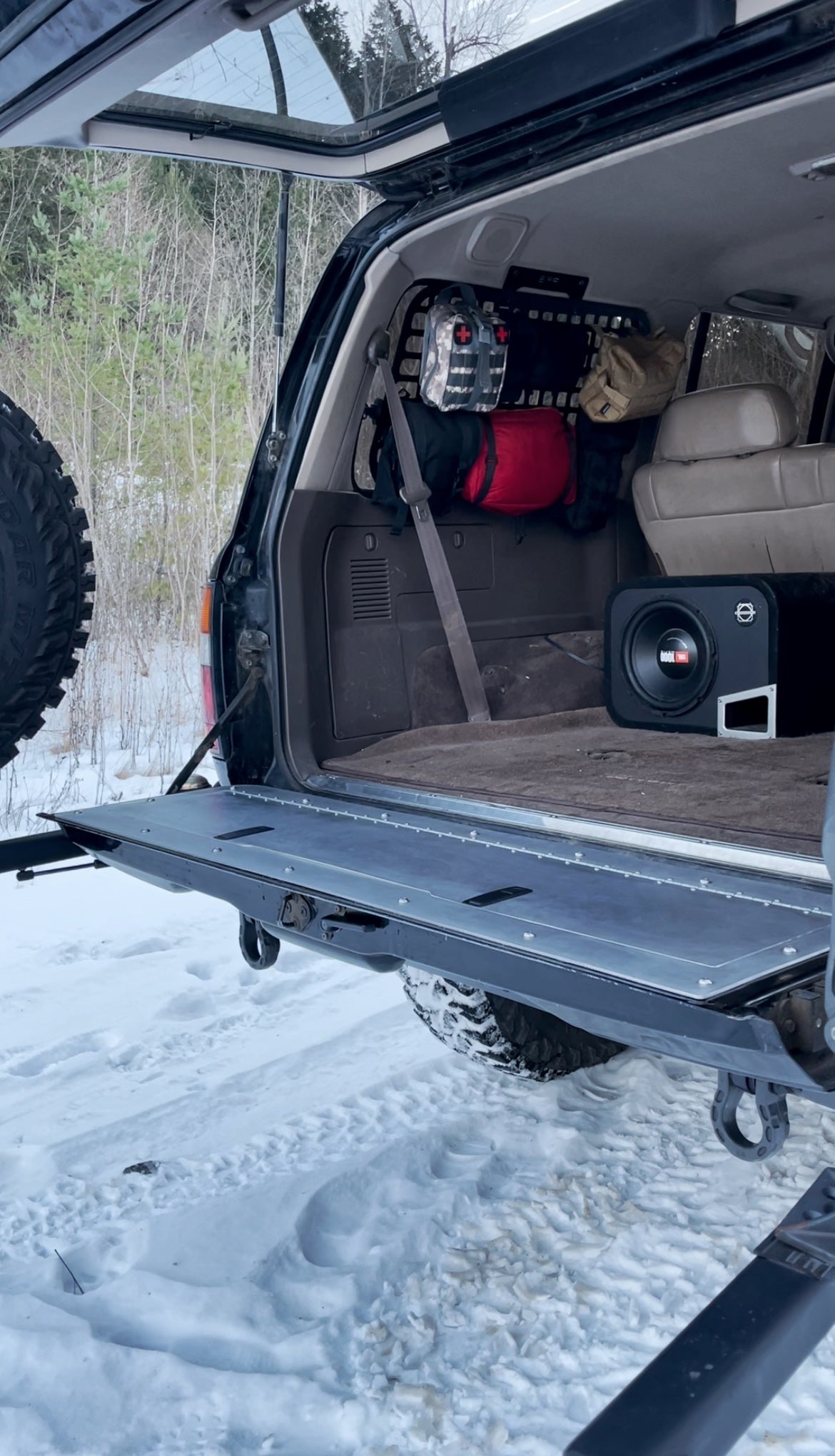 BPF 80 Series Land Cruiser and LX450 Tailgate Storage | 1993-1997